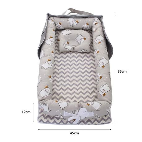 Portable Baby Bassinet Elephant Design Grey Shop Today. Get it Tomorrow takealot