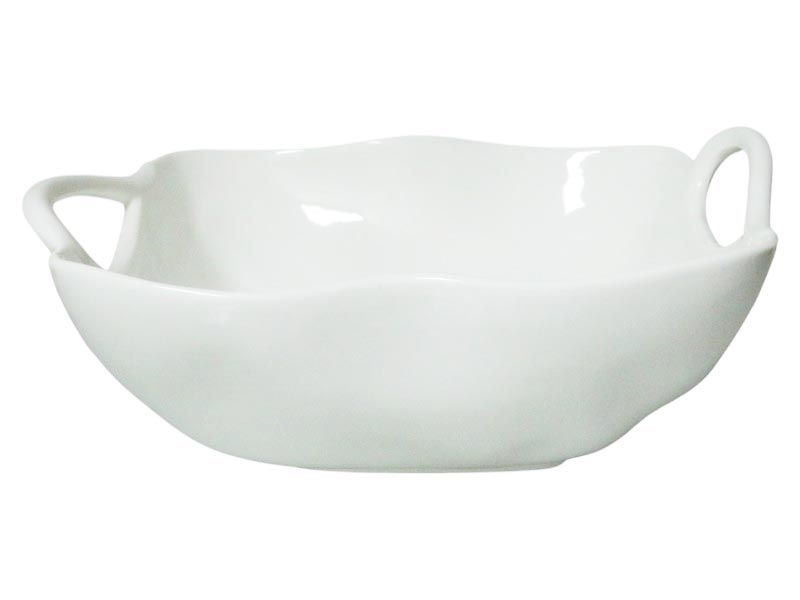 G&amp;M Sculpted Square Serving Bowl 29.5x26.5x11.5cm-1.6L capacity