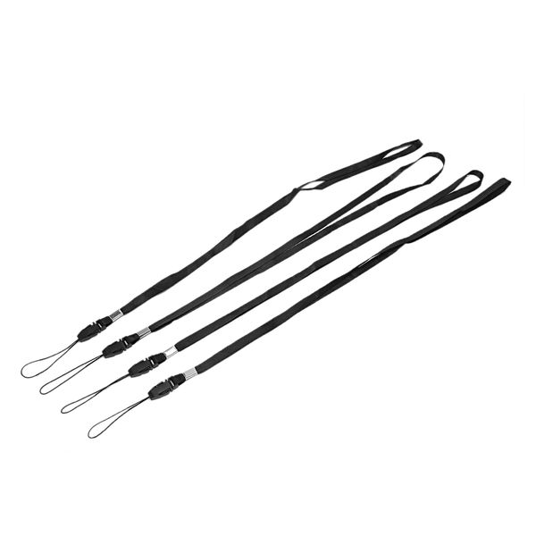 10x Black Lanyard Neck Strap for ID Pass Card Tags Phones Camera MP3 Holder