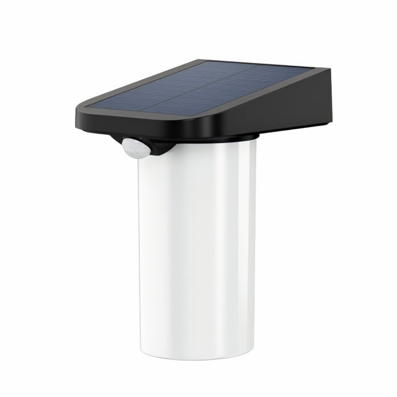 Ecomlight Solar LED Wall Light with Motion Sensor - 6000K-White-IPX4