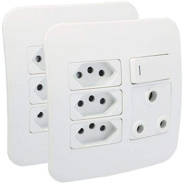 Veti Switched Plug Wall Socket - Pack of x2 (VG25W)