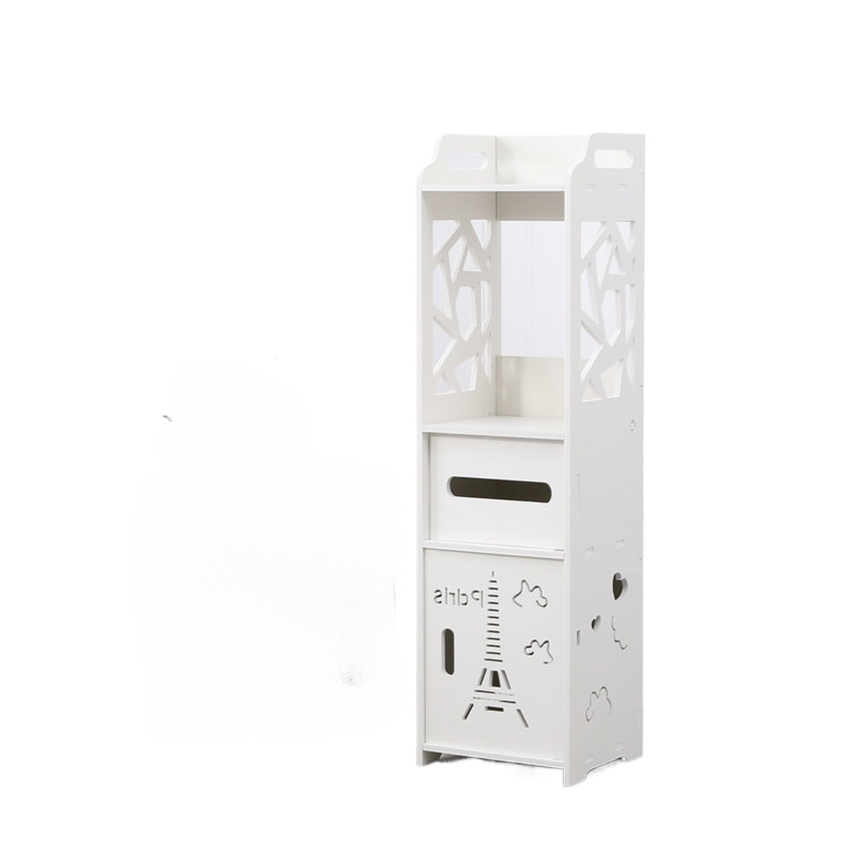 Bathroom Shelf Standing Cabinet Corner Storage Shelf Toilet Cabinet ...