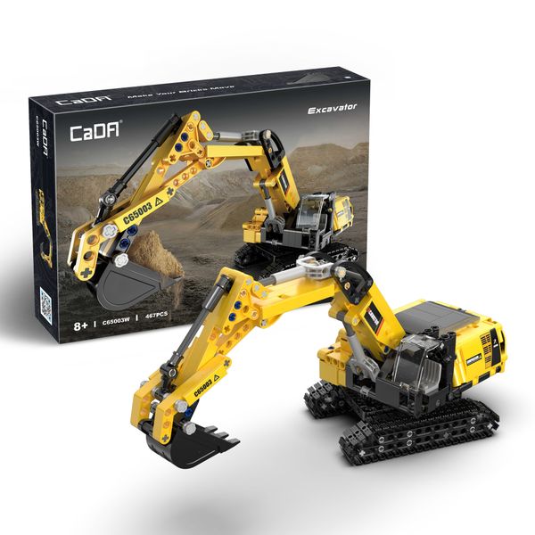 CaDA Tech Excavator - 467-Piece - 28cm Long