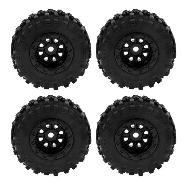 4Pcs 47X18Mm Wheel Rims For Axial Scx24 90081 Axi00001 1/24 Rc Car