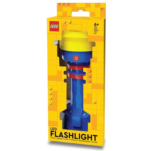 LEGO Torch Flashlight - Blue/Red/Yellow - 19 cm