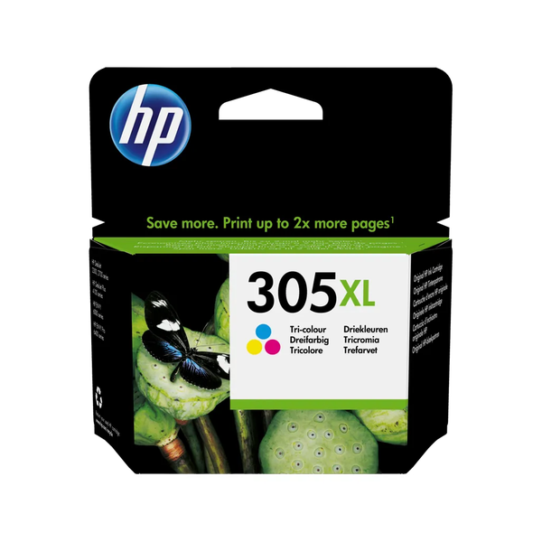 HP- Original 305XL High Yield Ink Cartridge- Tri-Colour