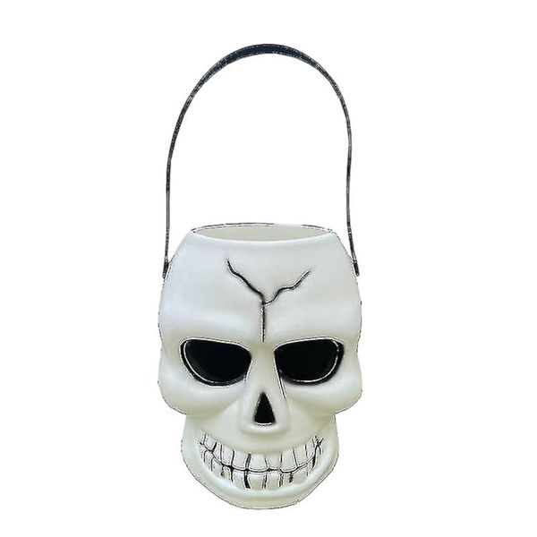 Halloween Trick or Treat Candy Light Up Basket