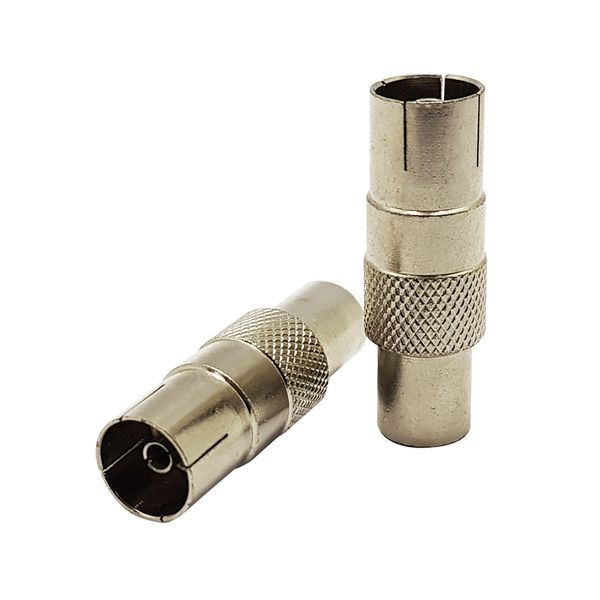 Space TV RF Female Twist-on Co-Axial Connector - 10 Pack