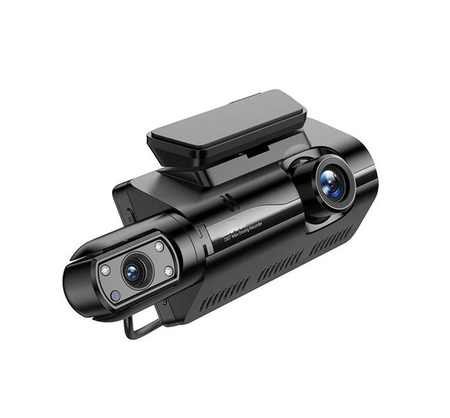 Dual Camera Driving Car Recorder Support Up To 32G TF Card 1080P