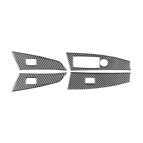 for Car Window Lift Switch Button Trim Cover Sticker Compatible with Bmw