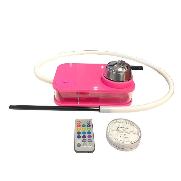 Hot Box Hookah Pipe - Pink