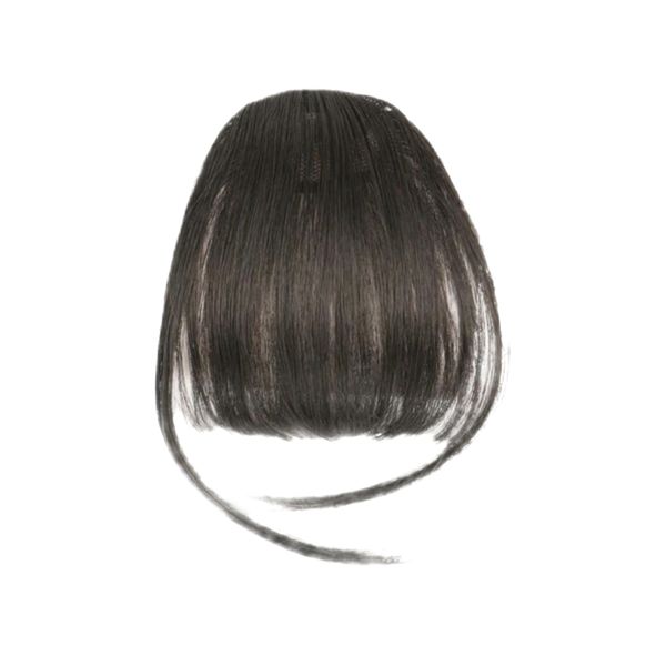 6 Inch Black Clip-On Fringe