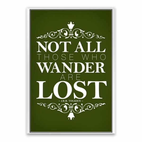 J.R.R Tolkien Quote Poster - A1