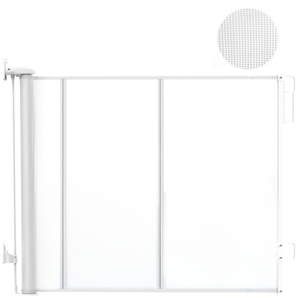 150CM Lock Retractable Baby Gate Pets Gate Mesh Safety Gate