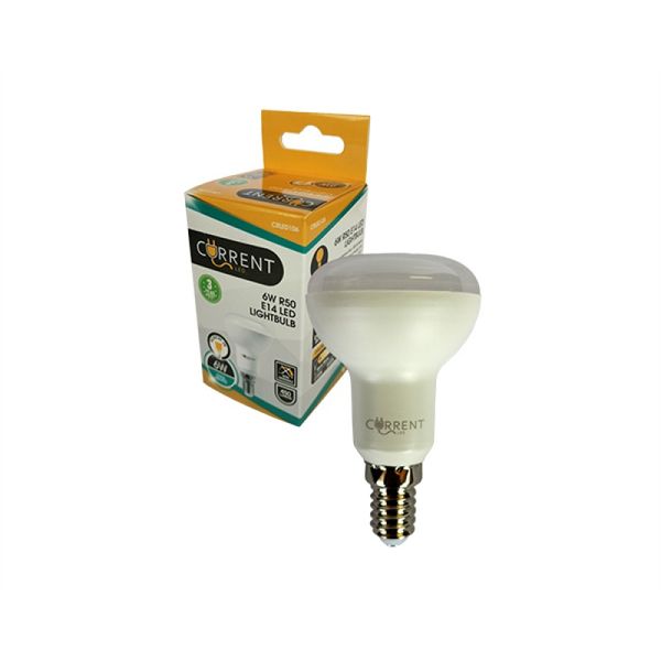 Bulk Pack x 10 Current Light Bulb LED R50 6W Cold White
