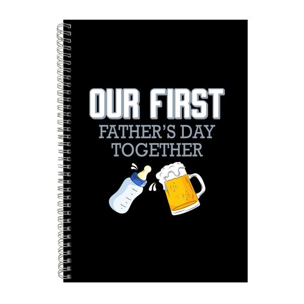 First Fathers Fay Together Notebook Father's Day Gift Idea A4 Notepad 137