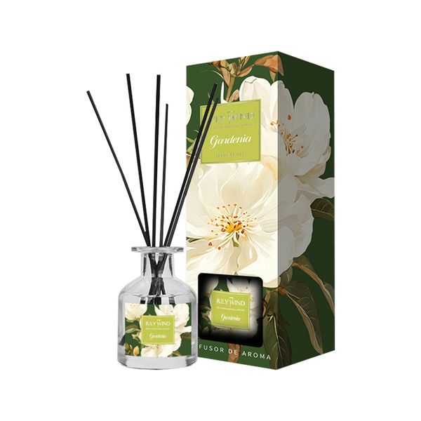 120ml Reed Diffuser Set Scented Diffuser Home Gardenia Fragrance &amp; Sticks