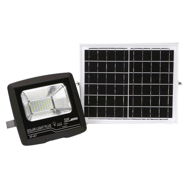 50W Solar Garden Outdoor Flood Light With Solar Panel-GD-8550