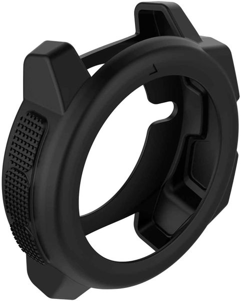 Silicone Protective Bumper Case For Garmin Instinct-Black