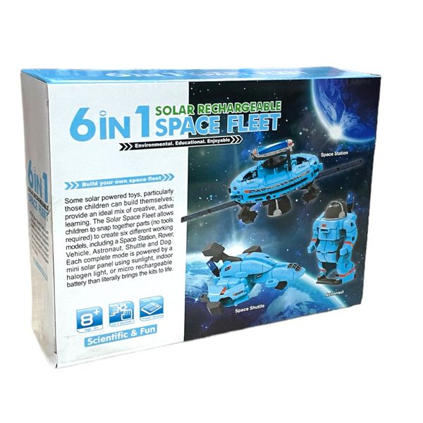 6-in-1 Building Science Kits - Solar Robot Space Toy Kit