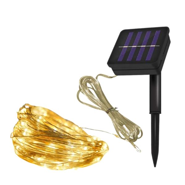 FocusLights® 5m 50 LED Solar Panel Christmas Lights