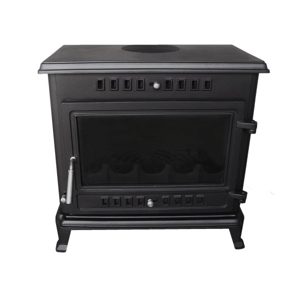 Ontario 12 kW Freestanding Cast Iron Closed Combustion Fireplace