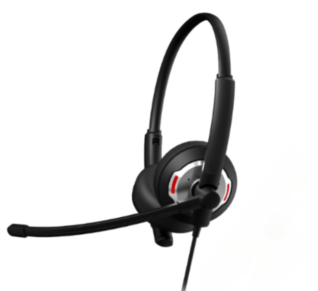 Powerful Black Pro Noise Cancelling Mic Headset