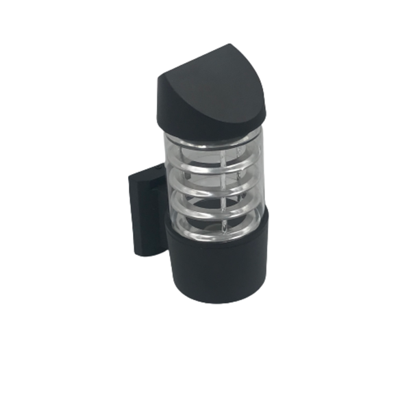 Tempest Outdoor Black Wall Lantern Security Light