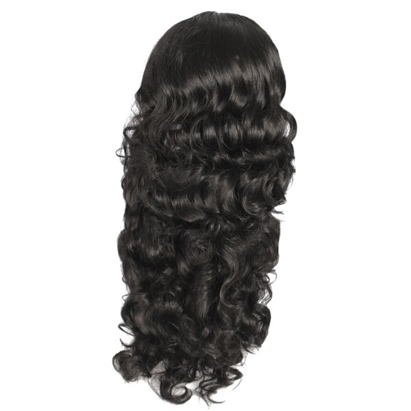 Magic Loose Wave Hair With 4x2Lace Closure High Temperature Fiber Layla 1B