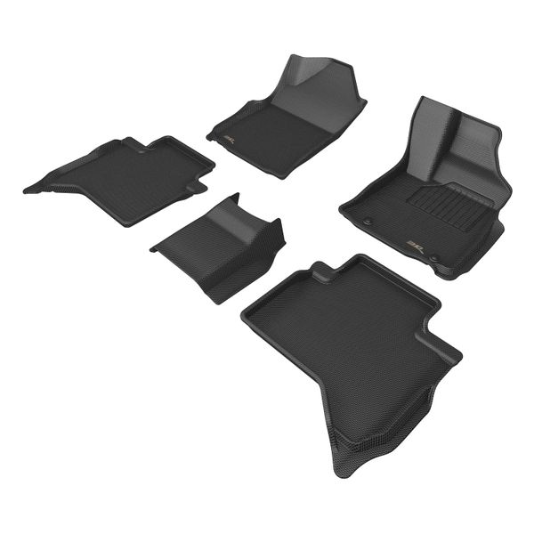 3D MAXpider KAGU Compatible with Hilux (2016-Present) Moulded Floor Mats - Double Cab, Auto