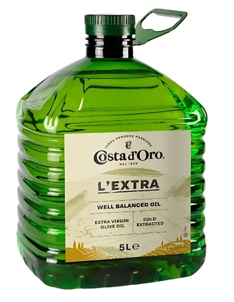 Costa d'Oro Extra Virgin Oil - 5 Liters