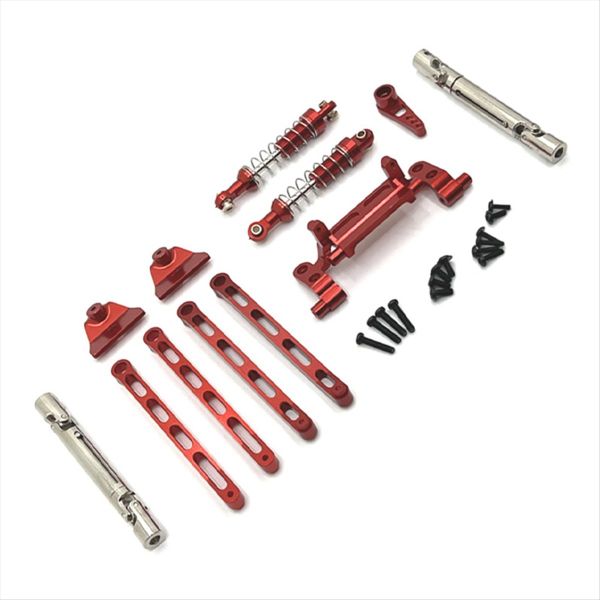 Pull Rod Shock Absorber Set for Mnmodel 1/12 Mn82 Lc79 Mn78 Silver