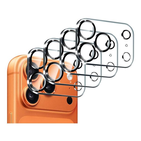 4Pcs Camera Lens Protector+Tempered Glass Compatible with iPhone 17 Pro Max