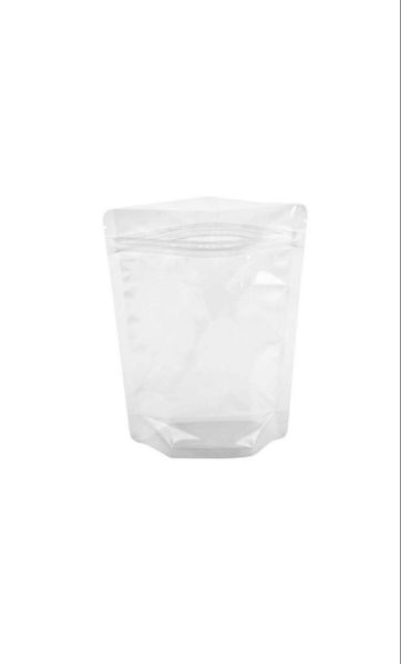 Stand Up Resealable Pouch Bags - Pack of 50 165mm x 290mm Clear