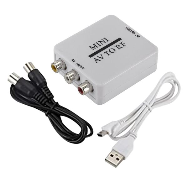 Rca / A / V Composite Cable To Rf / Coaxial / Coaxial Modulator Tv