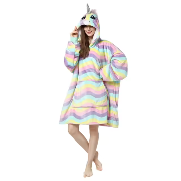 Ultra-Soft Oversized Hoodie Blanket