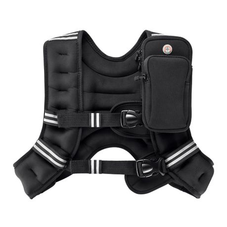 Weighted Vest,Reflective Strip Weighted Vest Phone Arm Bag Set Image