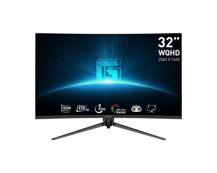 MSI G32CQ5P 31.5" Curved 170Hz WQHD Gaming Monitor