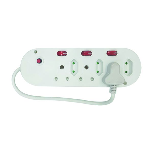 6 Way Multiplug with Switches (ES6WAYMPLS)