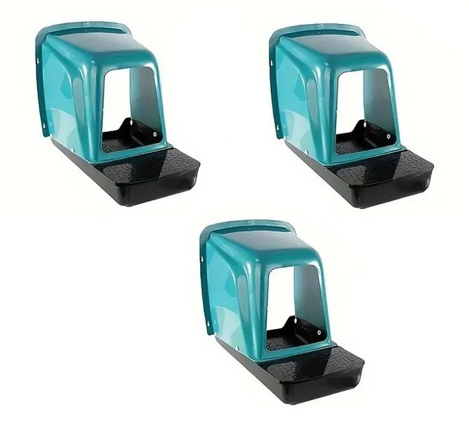 Green Chicken Nesting Boxes - pack of 3
