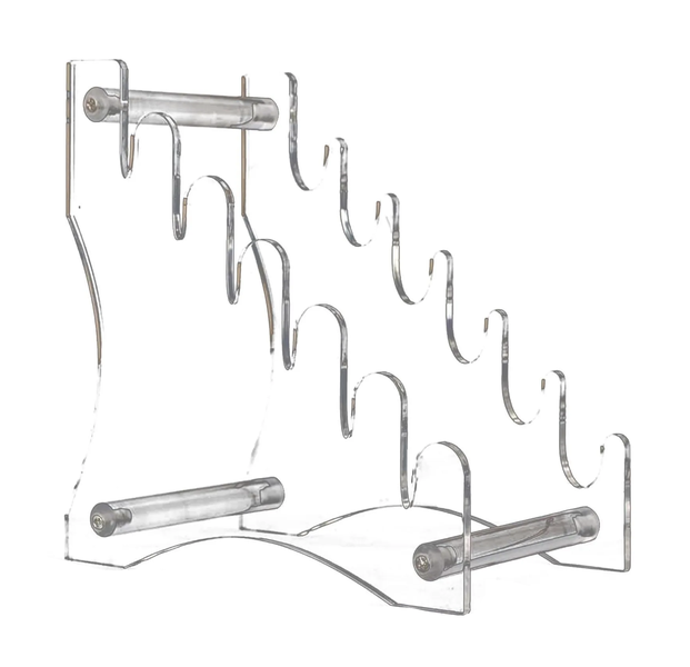 Decor 6 Layer Acrylic Transparent Knife Display Stand - 22cm