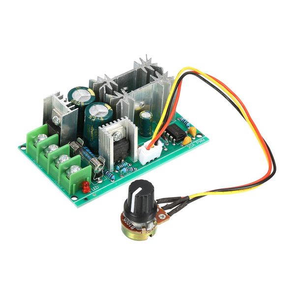 DC 10-60V 20A 1200W PWM Motor Speed Control Regulator