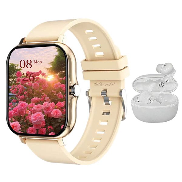 Women's Smart Fitness Smartwatch With Earbudones - Good Choice Gift