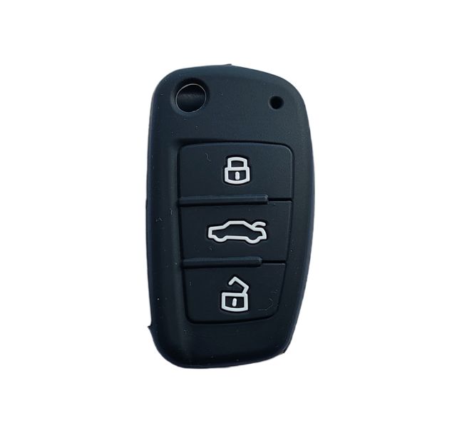 SSA Silicone Key Cover Fob Case Compatible with Audi 3 Button