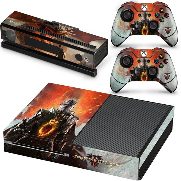 Decal Skin Compatible with Xbox One - Dragon Domga II (Decal Only)