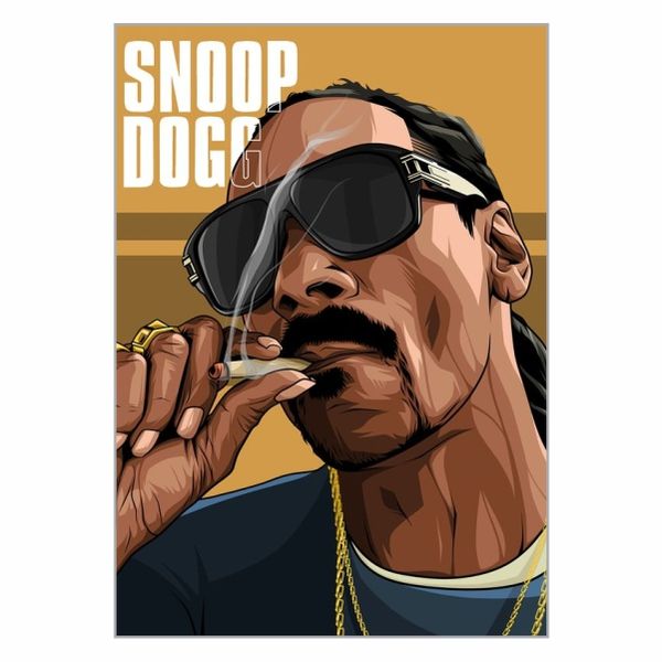 Snoop Dogg Smoking Poster - A1