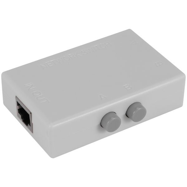 Mini 2 Port RJ45 RJ-45 Network Switch Dual 2 Way Port Adapter HUB