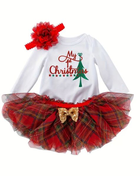 Girls Three-Piece Christmas Set