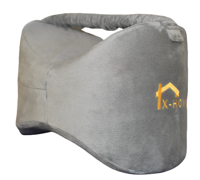 X-HOME Thigh Knee &amp; Ankle Support Pillow with Leg Strap - 100% Memory Foam