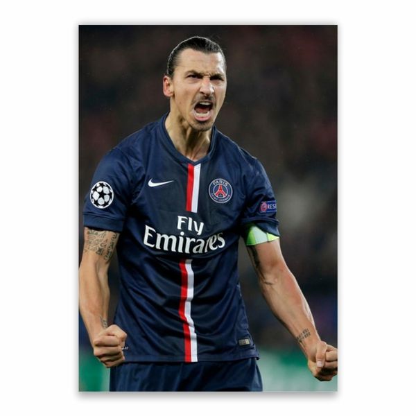 Zlatan Ibrahimovic PSG Poster - A1